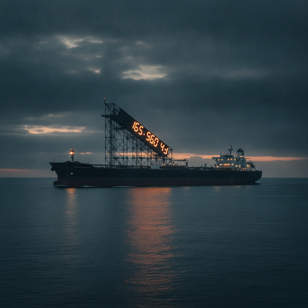 prix du pétrole — un pétrolier franchit le détroit d'Ormuz tandis que les cours retombent en juin 2026