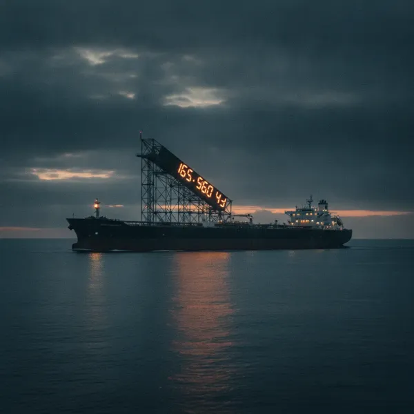 prix du pétrole — un pétrolier franchit le détroit d'Ormuz tandis que les cours retombent en juin 2026