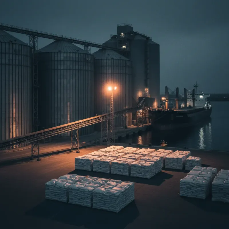 prix engrais 2026 — plaine céréalière française au lever du jour, grain argentique